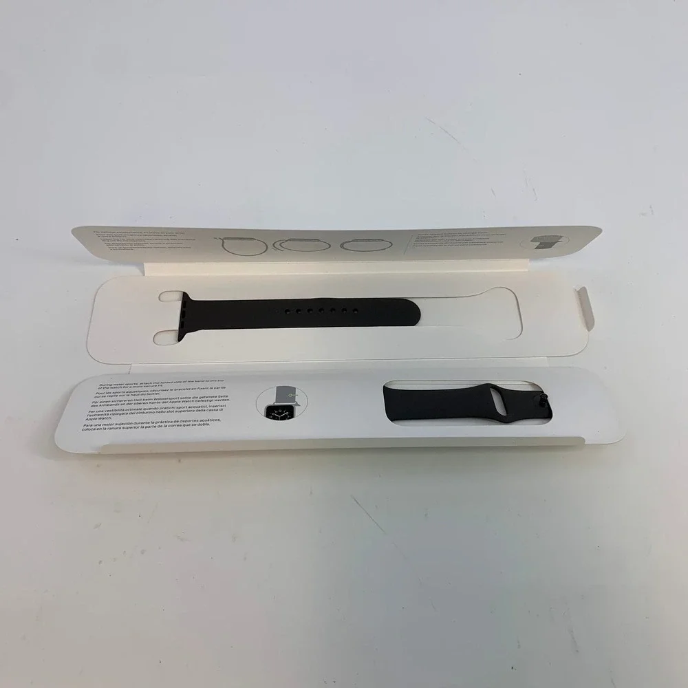 Apple Watch Rubber 42mm Dark Olive Hook and Loop Closure‎
